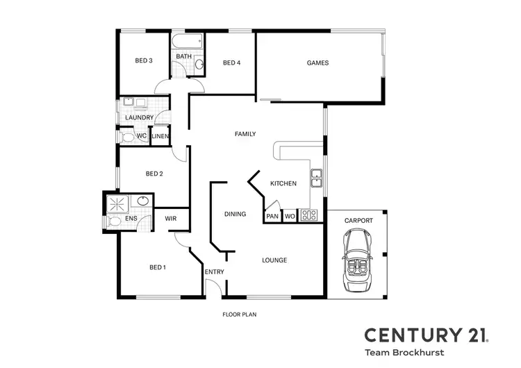 Floorplan of Homely house listing, 5 Triller Place, Huntingdale WA 6110