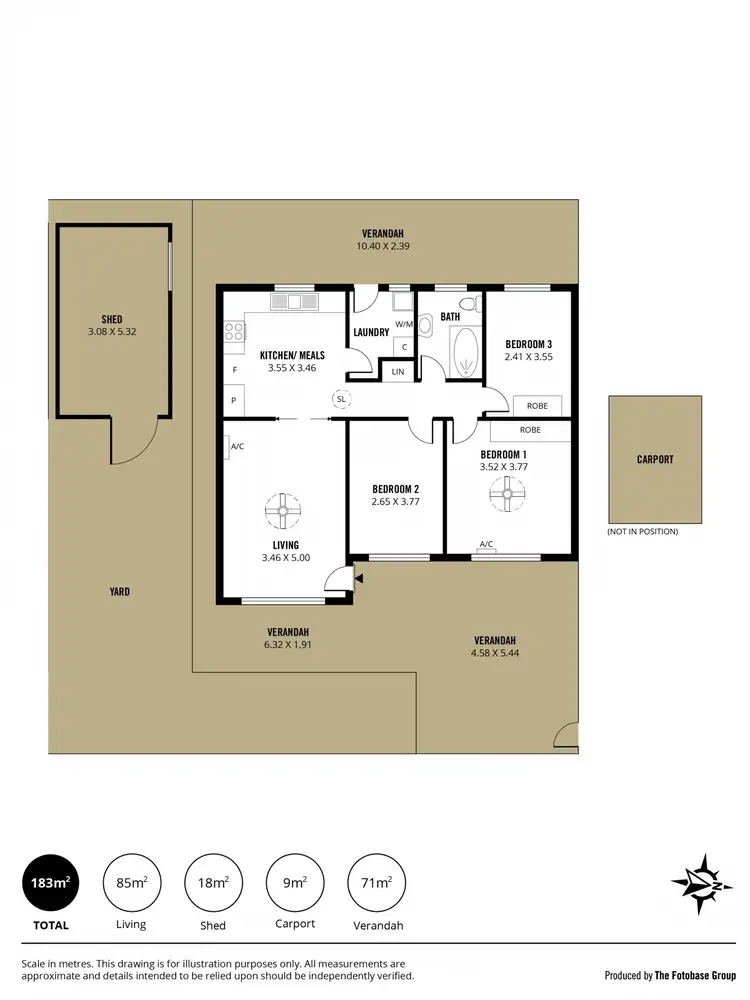 Floorplan of Homely unit listing, 3/8 Lincoln Street, Rosewater SA 5013