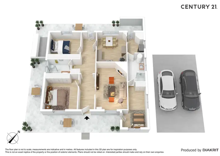 Floorplan of Homely house listing, 80 Warren Street, Echuca VIC 3564