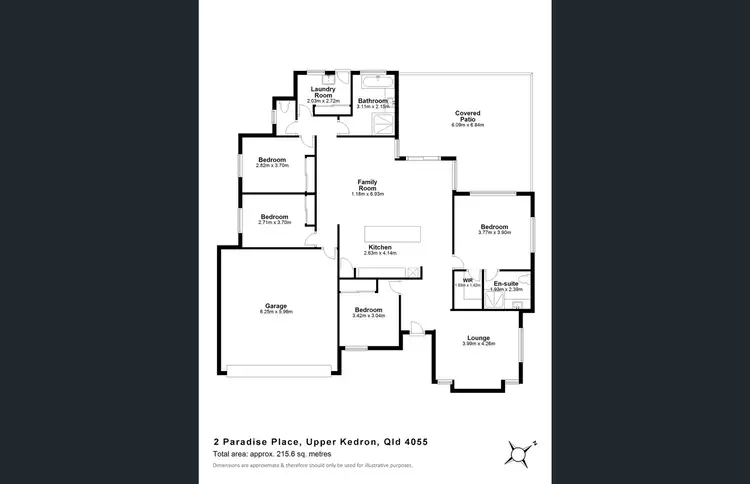 Floorplan of Homely house listing, 2 Paradise Place, Upper Kedron QLD 4055