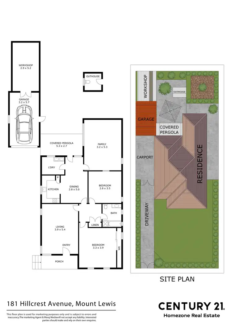 Floorplan of Homely house listing, 181 Hillcrest Avenue, Mount Lewis NSW 2190