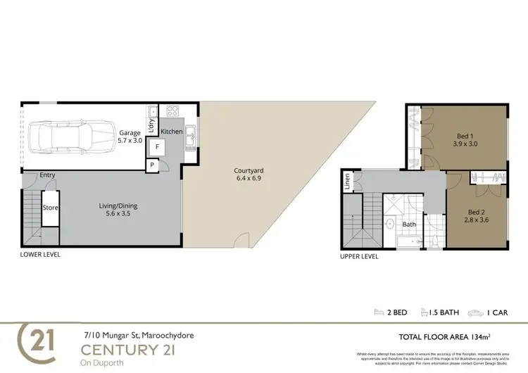 Floorplan of Homely unit listing, 7/10 Mungar Street, Maroochydore QLD 4558