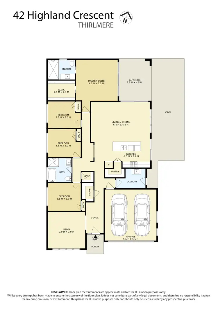 Floorplan of Homely house listing, 42 Highland Crescent, Thirlmere NSW 2572