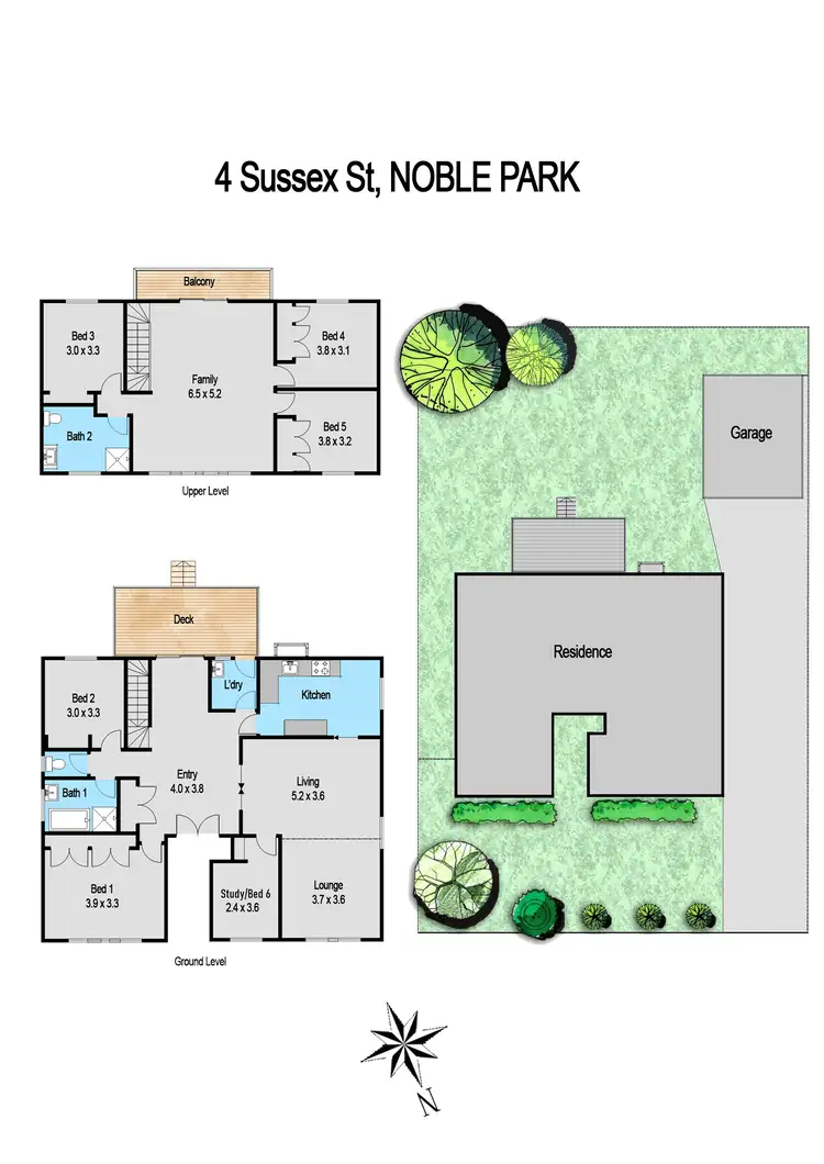 Floorplan of Homely house listing, 4 Sussex Street, Noble Park VIC 3174