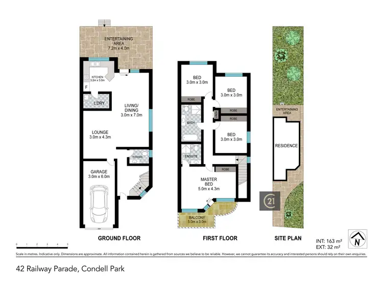 Floorplan of Homely semi-detached listing, 42 Railway Parade, Condell Park NSW 2200