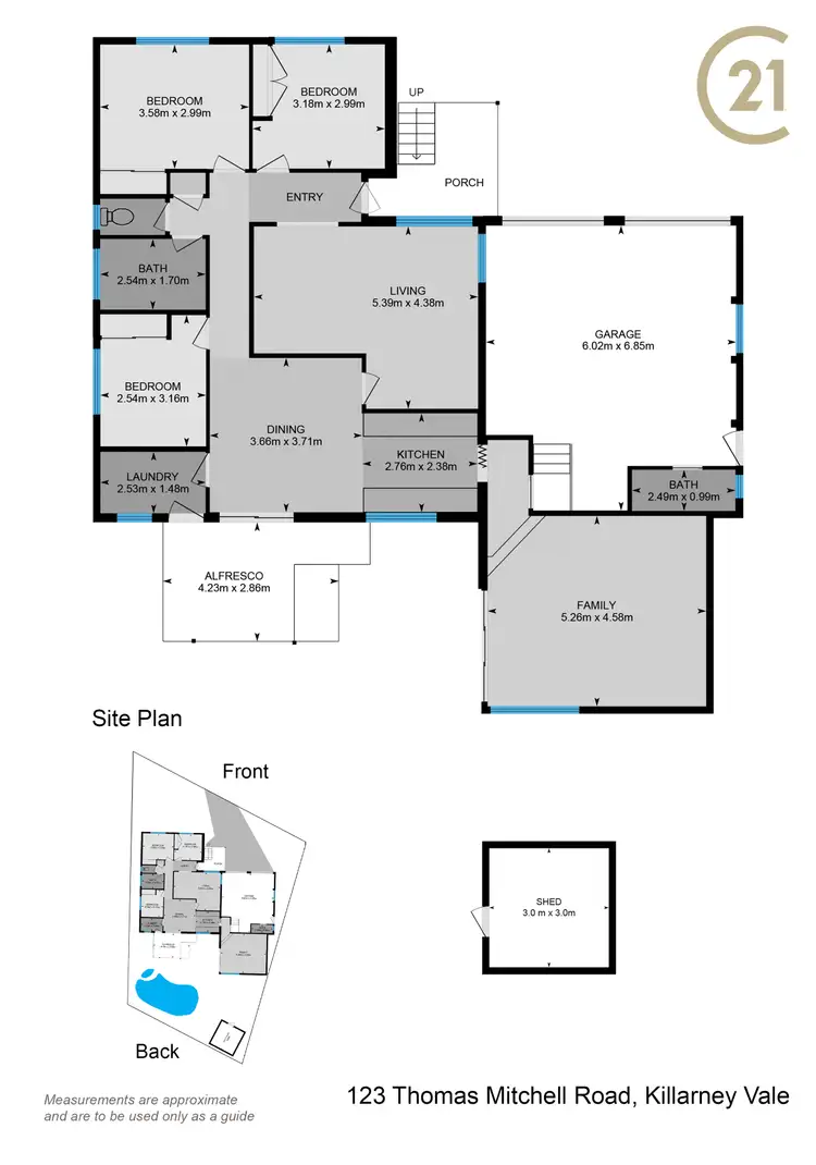 Floorplan of Homely house listing, 123 Thomas Mitchell Road, Killarney Vale NSW 2261