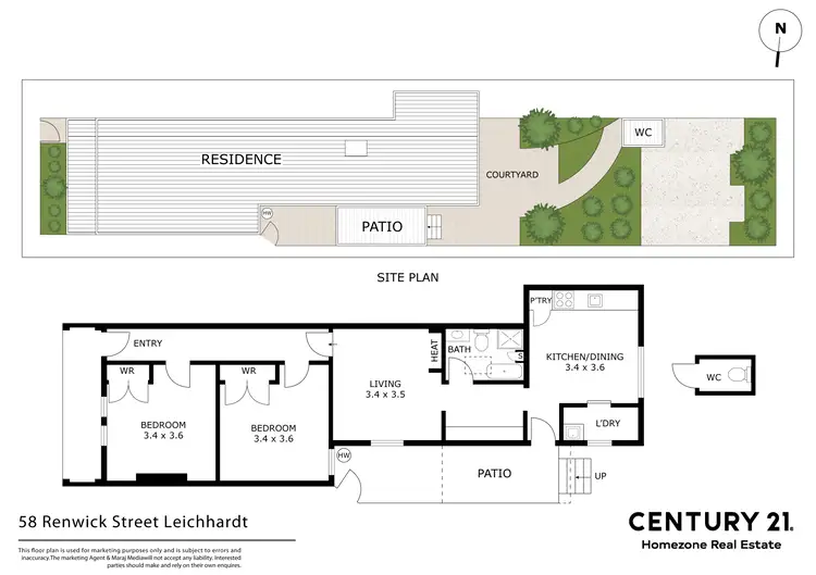 Floorplan of Homely house listing, 58 Renwick Street, Leichhardt NSW 2040