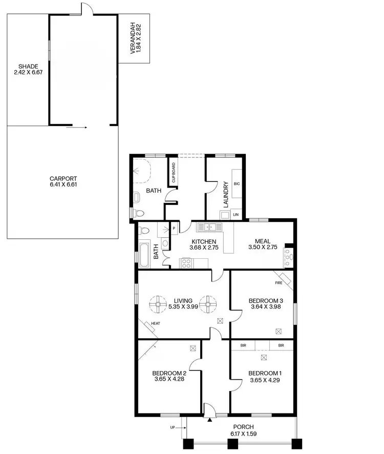 Floorplan of Homely house listing, 7 Stuart Road, Prospect SA 5082
