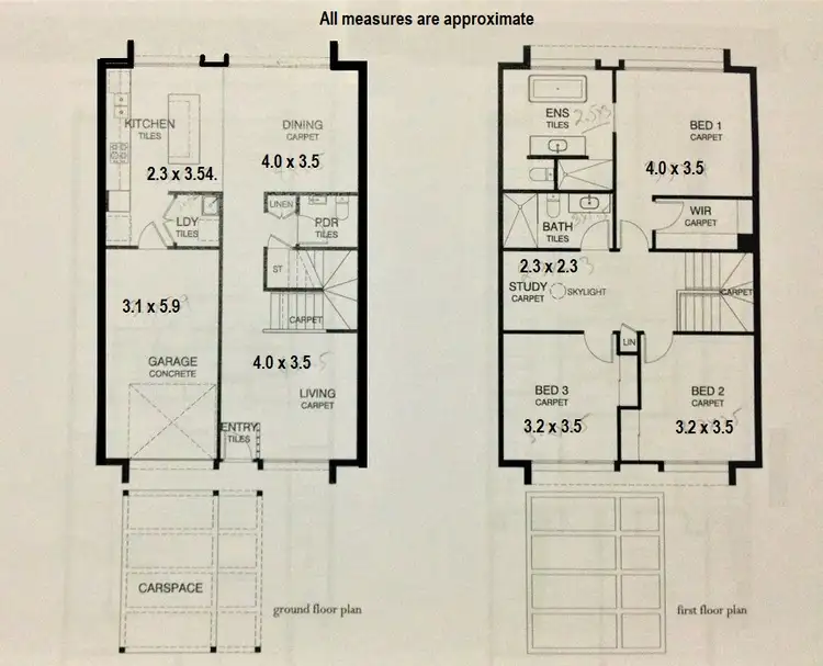 Floorplan of Homely townhouse listing, 27 Talara Close, Springvale VIC 3171