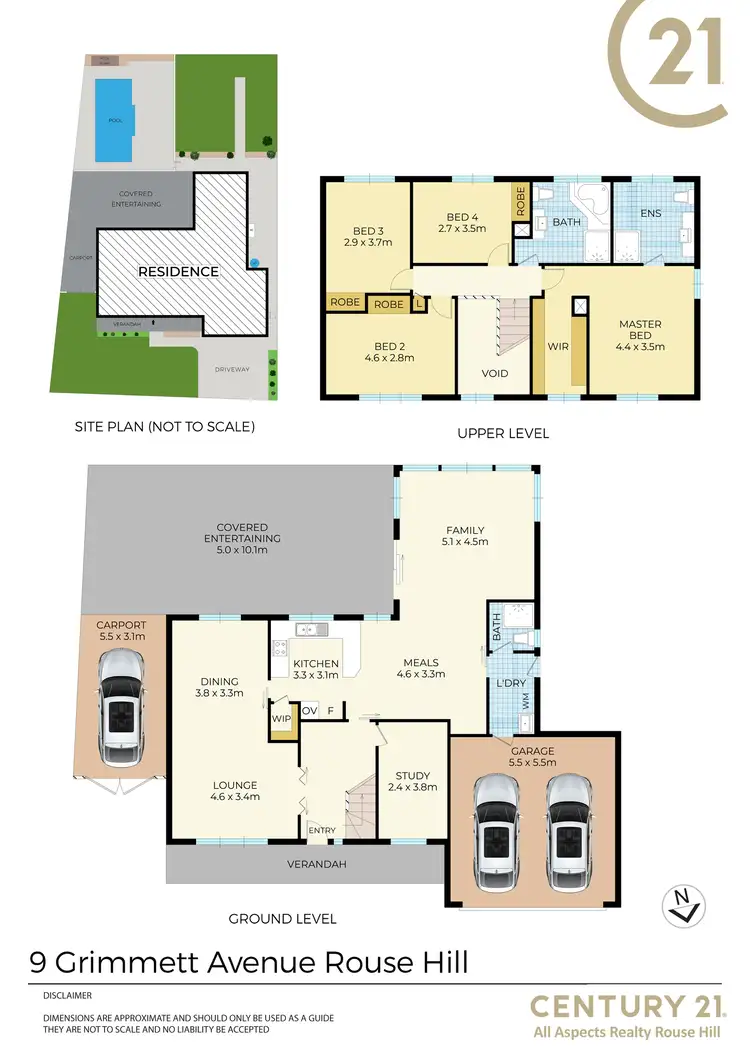 Floorplan of Homely house listing, 9 Grimmett Avenue, Rouse Hill NSW 2155