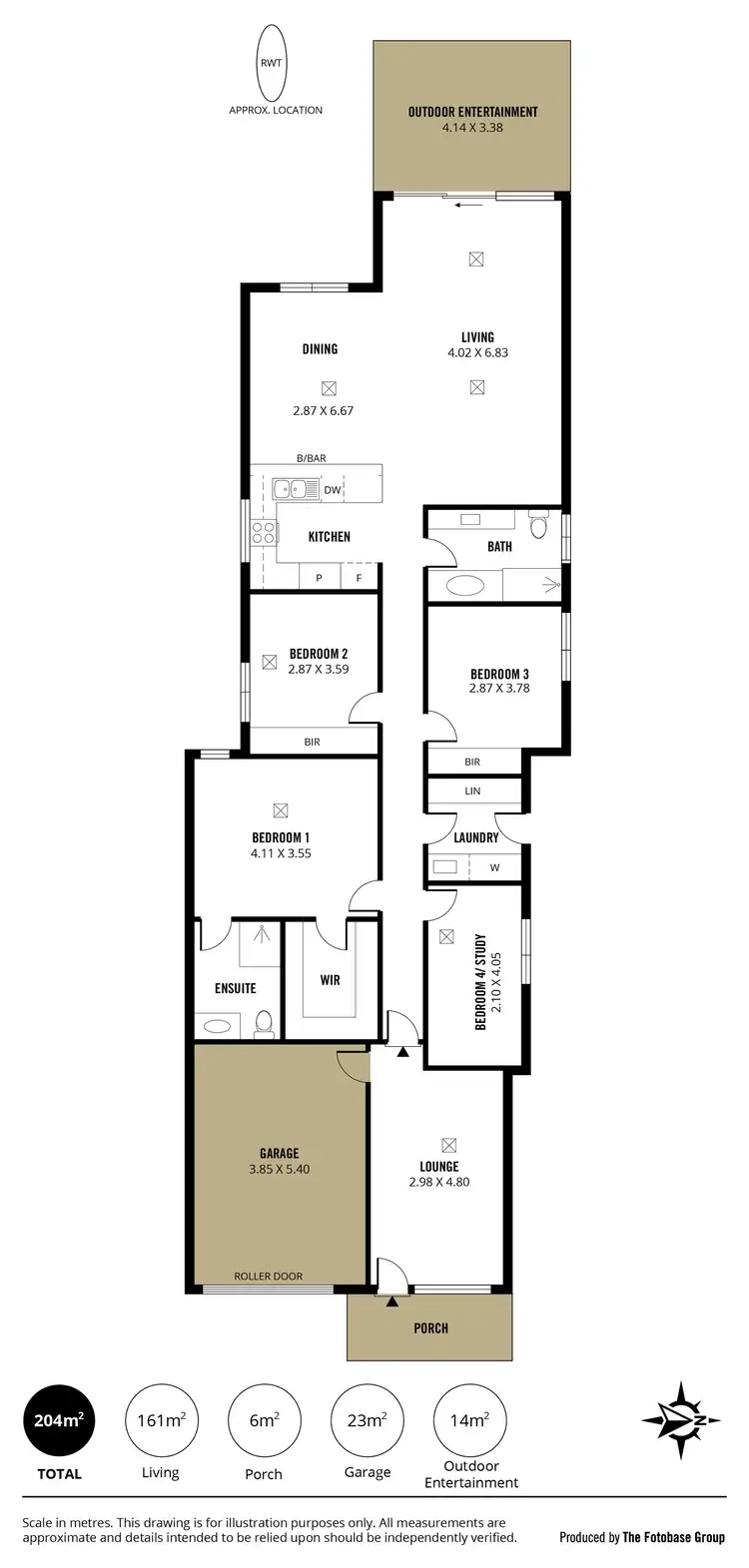 Floorplan of Homely house listing, 32B Dexter Drive, Salisbury East SA 5109