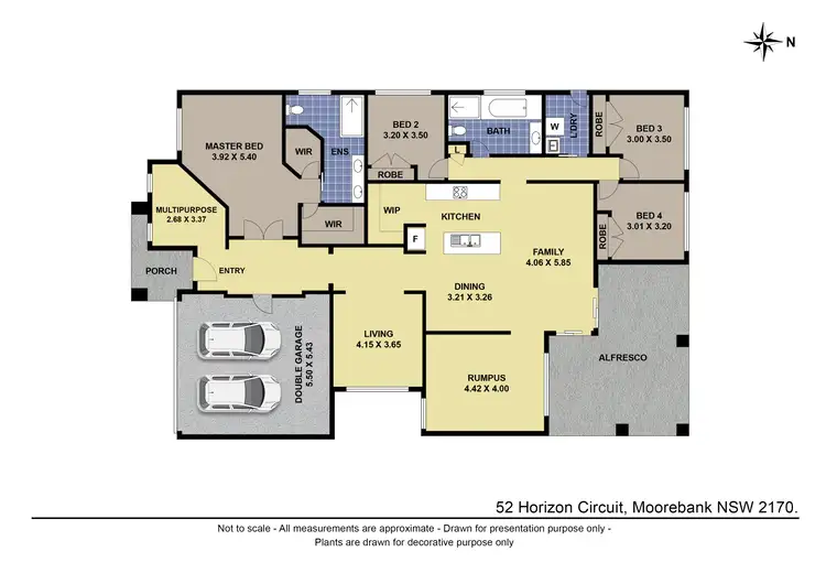 Floorplan of Homely house listing, 52 Horizon Circuit, Moorebank NSW 2170