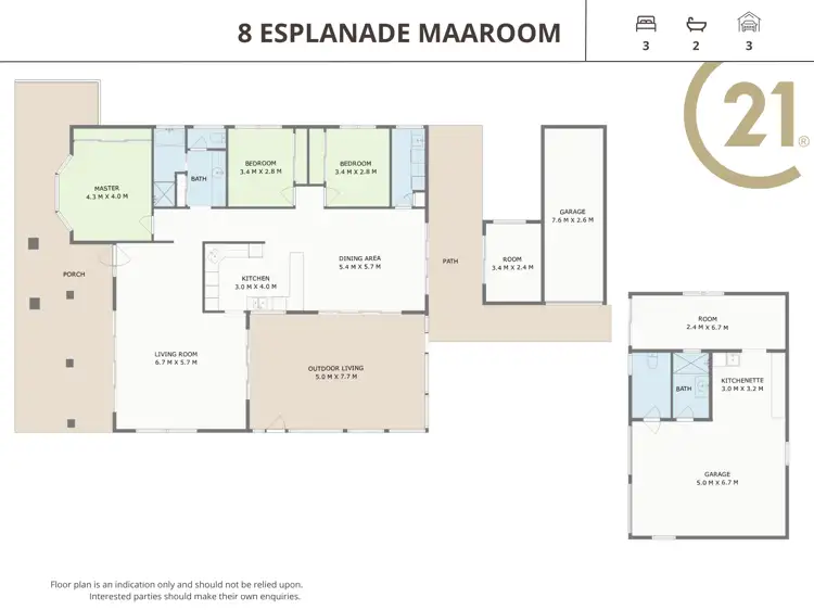 Floorplan of Homely house listing, 8 Esplanade, Maaroom QLD 4650