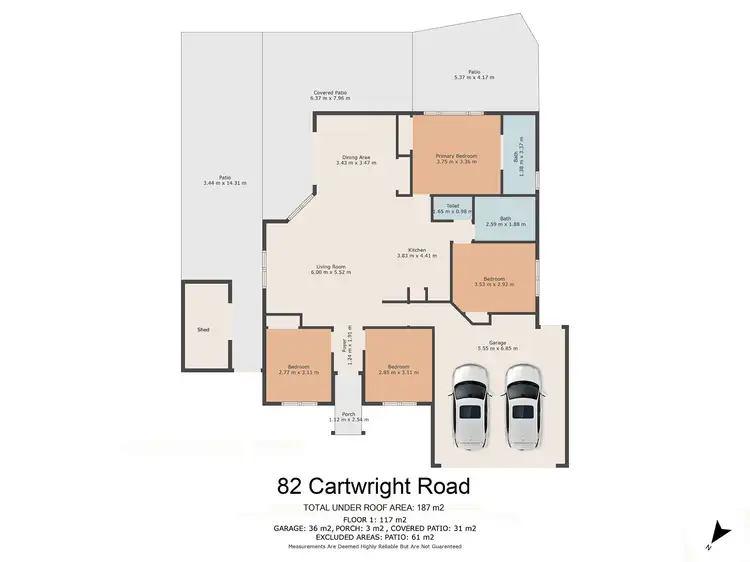 Floorplan of Homely house listing, 82 Cartwright Road, Gympie QLD 4570
