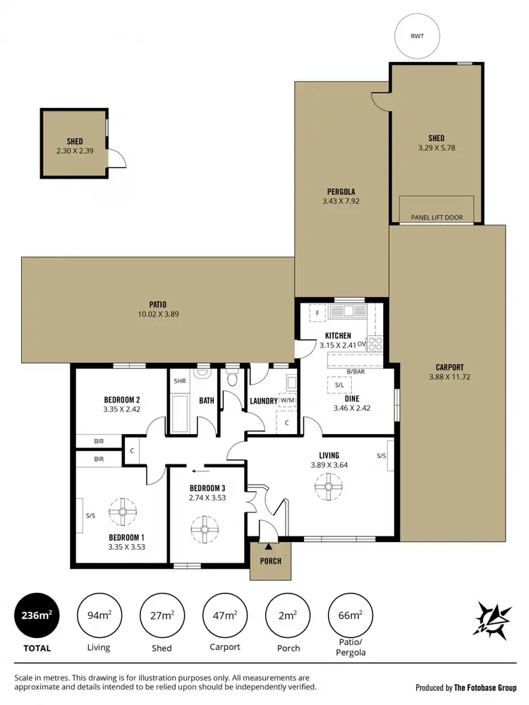 Floorplan of Homely house listing, 4 Secomb Avenue, Parafield Gardens SA 5107