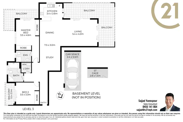 Floorplan of Homely apartment listing, 41/28 Brickworks Drive, Holroyd NSW 2142