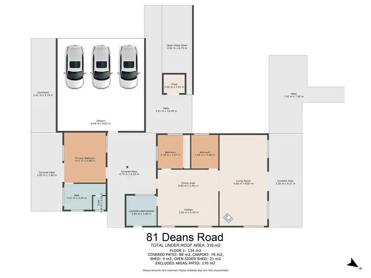 Floorplan of Homely rural property listing, 81 Deans Road, The Palms QLD 4570