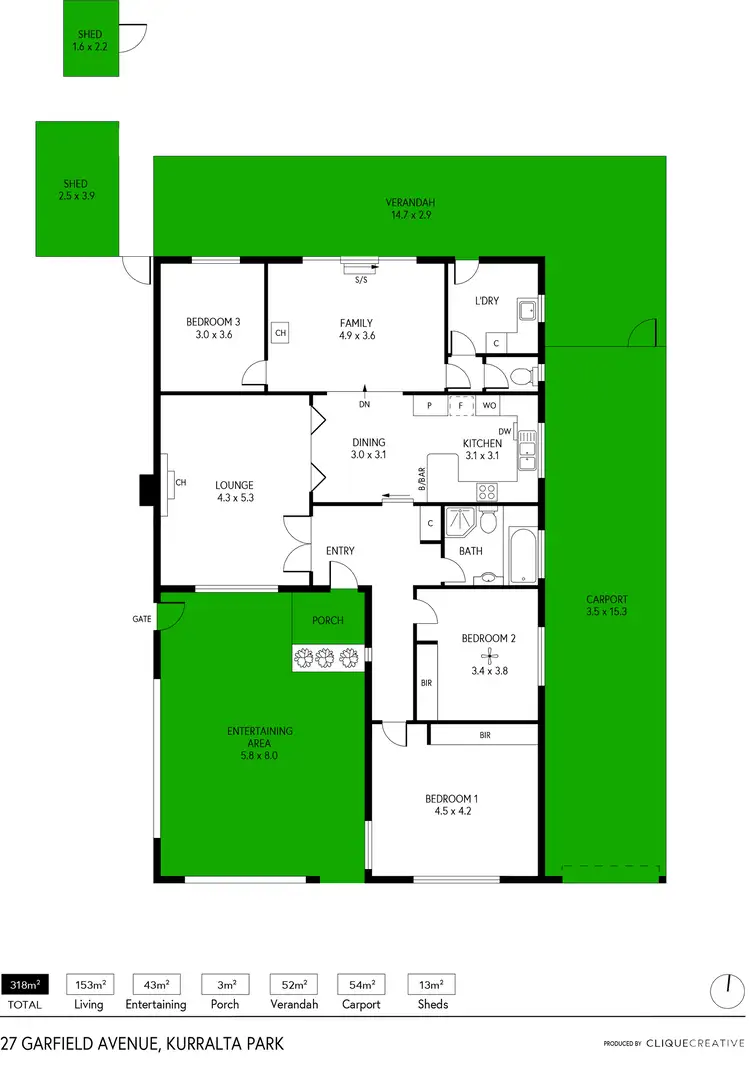 Floorplan of Homely house listing, 27 Garfield Avenue, Kurralta Park SA 5037