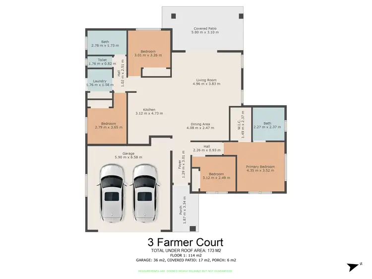 Floorplan of Homely house listing, 3 Farmer Court, Southside QLD 4570