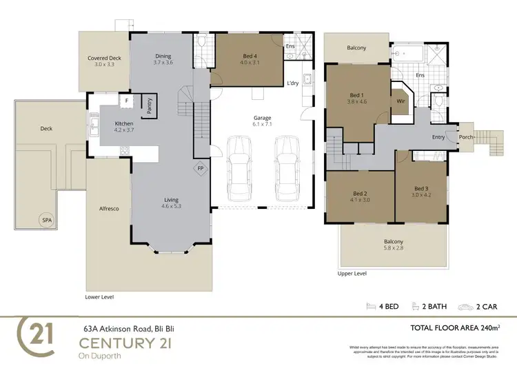 Floorplan of Homely house listing, 63A Atkinson Road, Bli Bli QLD 4560
