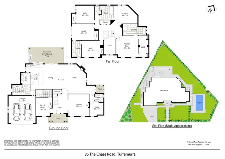Floorplan of Homely house listing, 86 The Chase Road, Turramurra NSW 2074