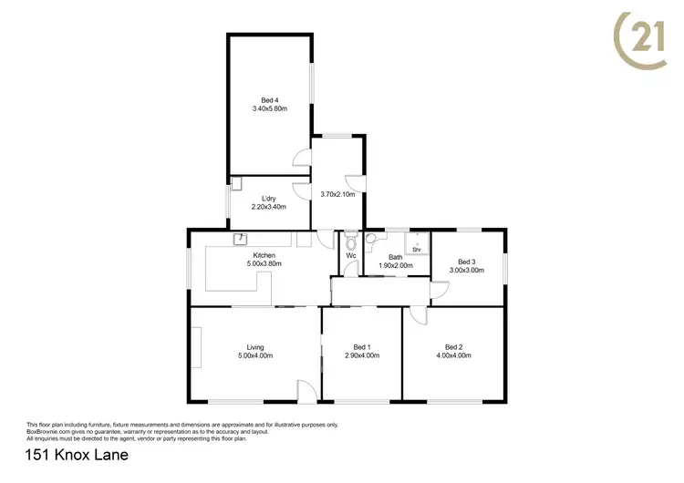 Floorplan of Homely house listing, 151 Knox Lane, Broken Hill NSW 2880