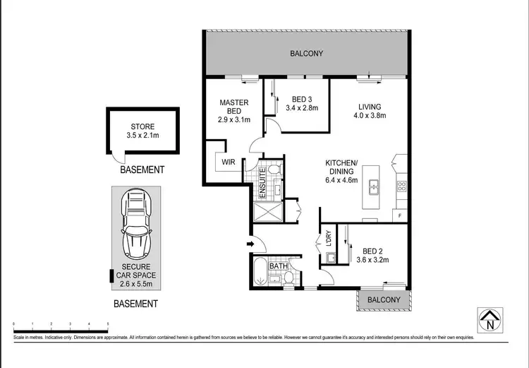 Floorplan of Homely apartment listing, 18/18-22 Diamond Bay Road, Vaucluse NSW 2030