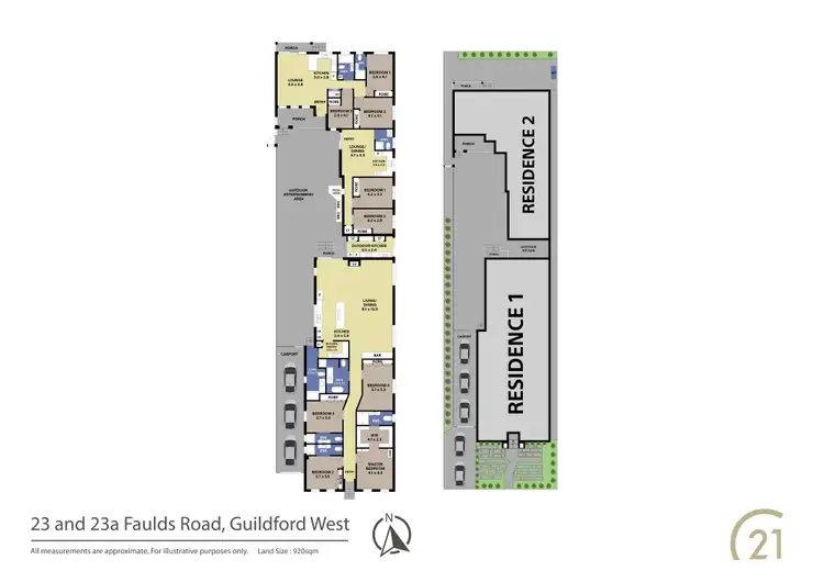 Floorplan of Homely house listing, 23 - 23a Faulds Road, Guildford West NSW 2161