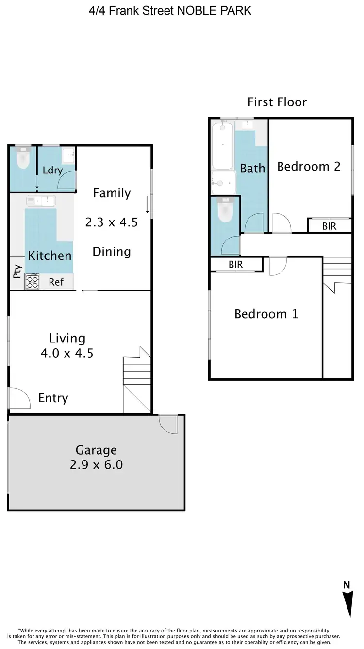 Floorplan of Homely unit listing, 4/4 Frank Street, Noble Park VIC 3174