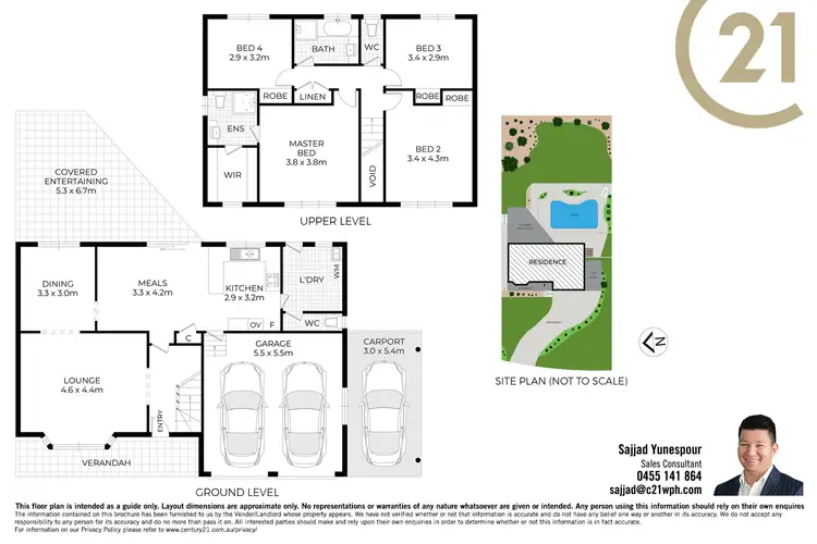 Floorplan of Homely house listing, 43 Forester Crescent, Cherrybrook NSW 2126