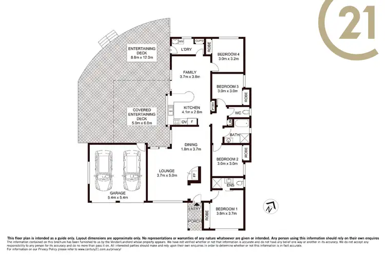 Floorplan of Homely house listing, 20 Maybush Place, Cherrybrook NSW 2126