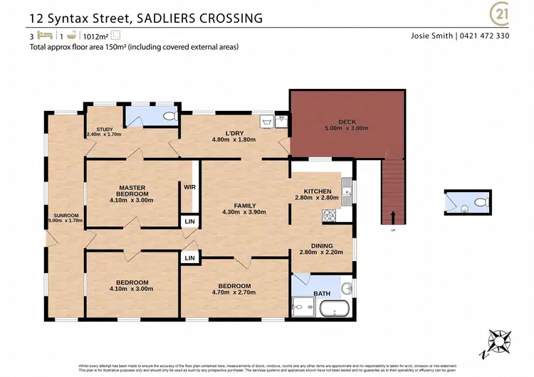 Floorplan of Homely house listing, 12 Syntax Street, Sadliers Crossing QLD 4305