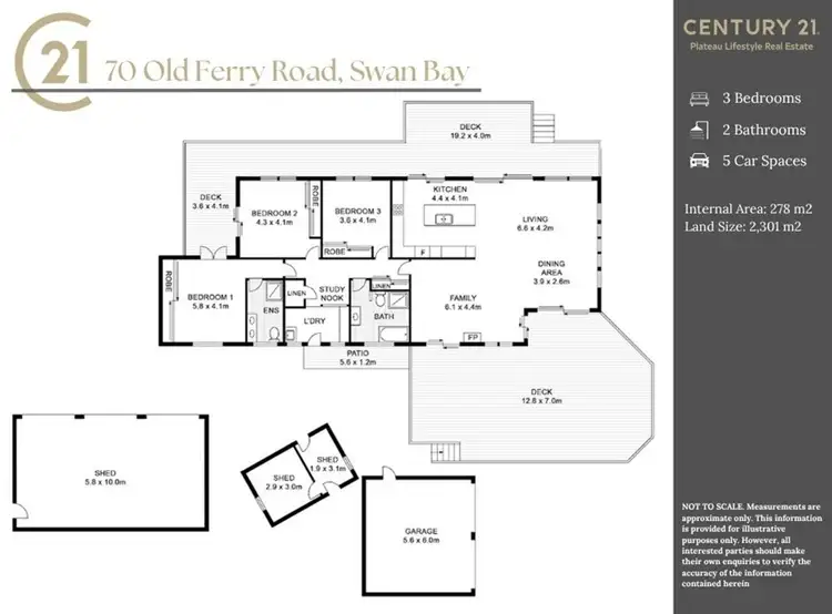 Floorplan of Homely house listing, 70 Old Ferry Road, Swan Bay NSW 2471