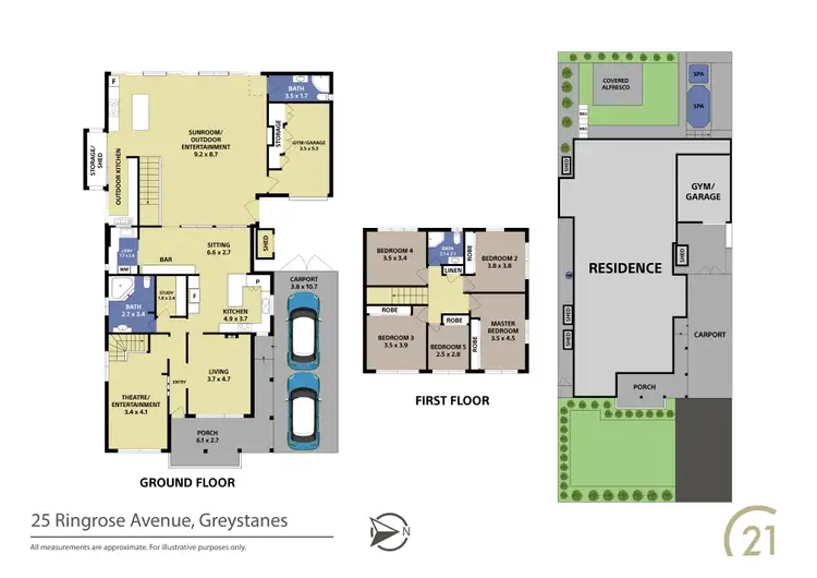 Floorplan of Homely house listing, 25 Ringrose Avenue, Greystanes NSW 2145