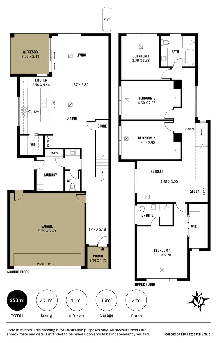 Floorplan of Homely house listing, 12C Lennox Street, Campbelltown SA 5074
