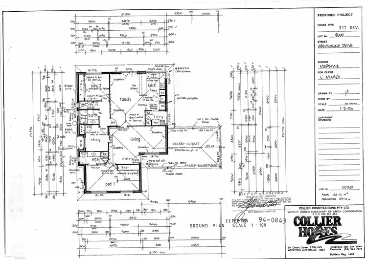 Floorplan of Homely house listing, 37 Greyhound Drive, Merriwa WA 6030
