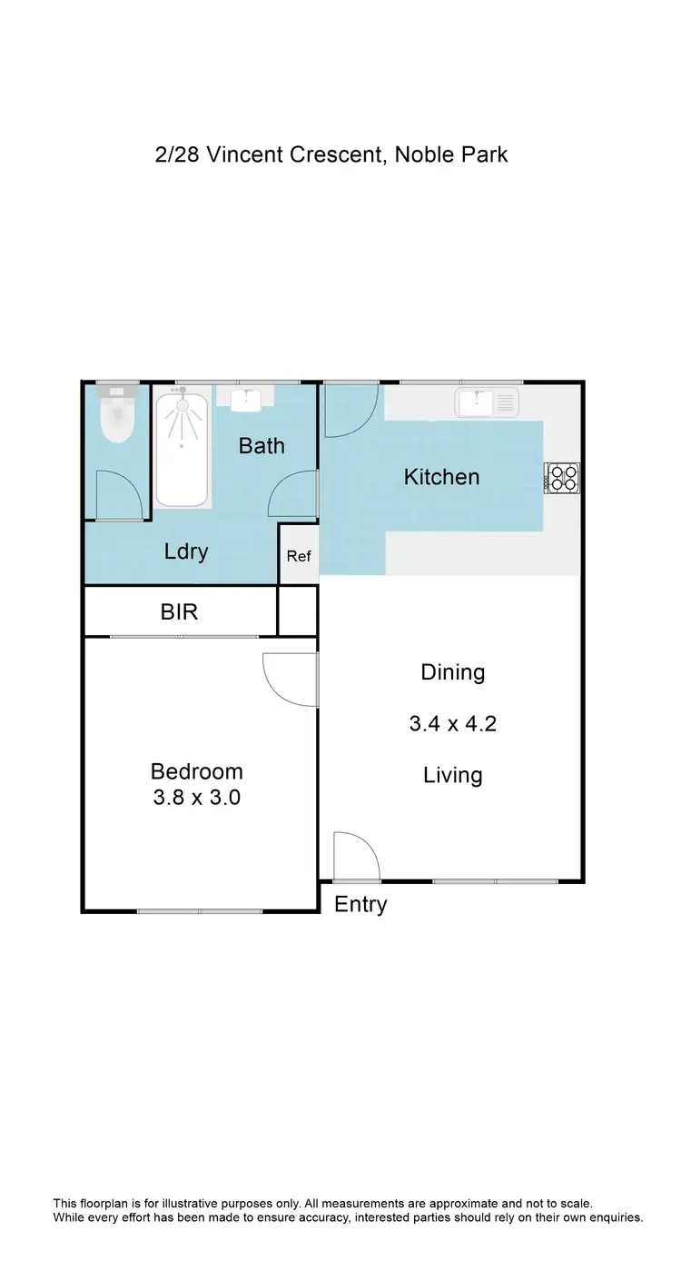Floorplan of Homely unit listing, 2/28 Vincent Crescent, Noble Park VIC 3174