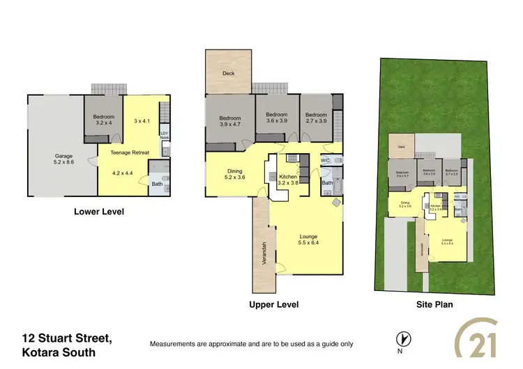 Floorplan of Homely house listing, 12 Stuart Street, Kotara South NSW 2289