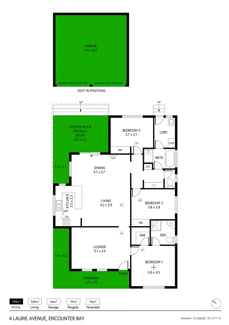Floorplan of Homely house listing, 4 Laurie Avenue, Encounter Bay SA 5211
