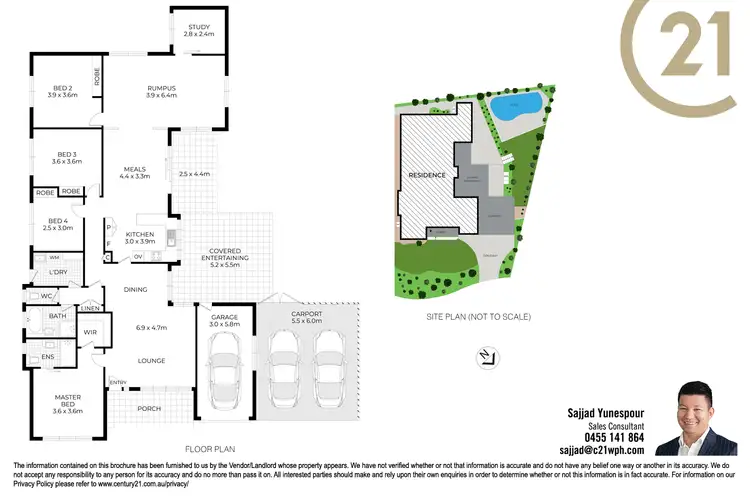 Floorplan of Homely house listing, 3 Salvia Close, Cherrybrook NSW 2126