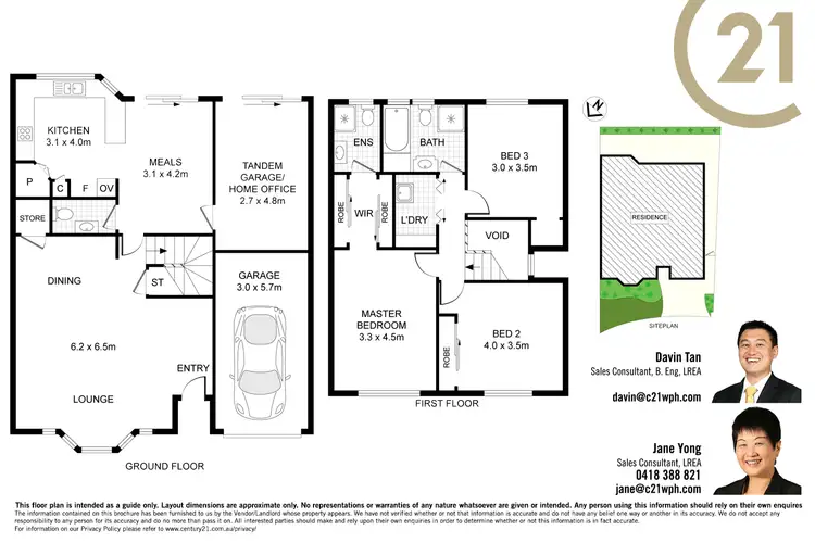 Floorplan of Homely townhouse listing, 4/75-77 New Line Road, Cherrybrook NSW 2126