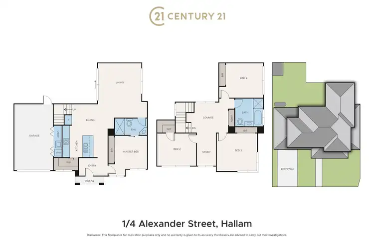 Floorplan of Homely house listing, 1/4 Alexander Street, Hallam VIC 3803