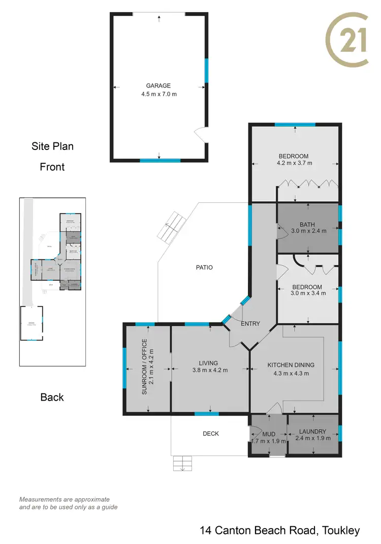 Floorplan of Homely house listing, 14 Canton Beach Road, Toukley NSW 2263