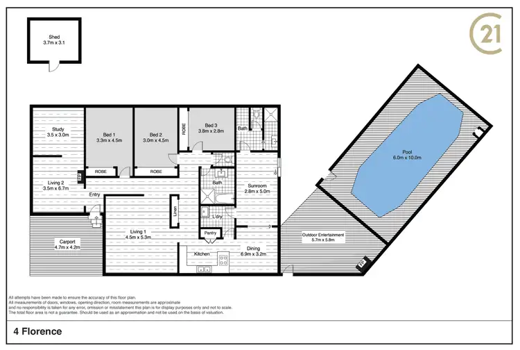 Floorplan of Homely house listing, 4 Florence Place, Nowra NSW 2541