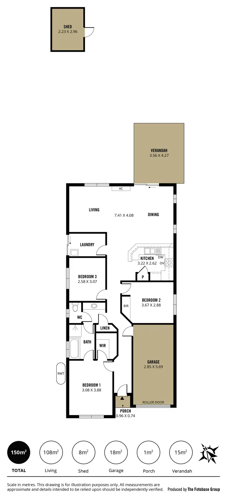 Floorplan of Homely house listing, 6 Mantissa Road, Salisbury North SA 5108