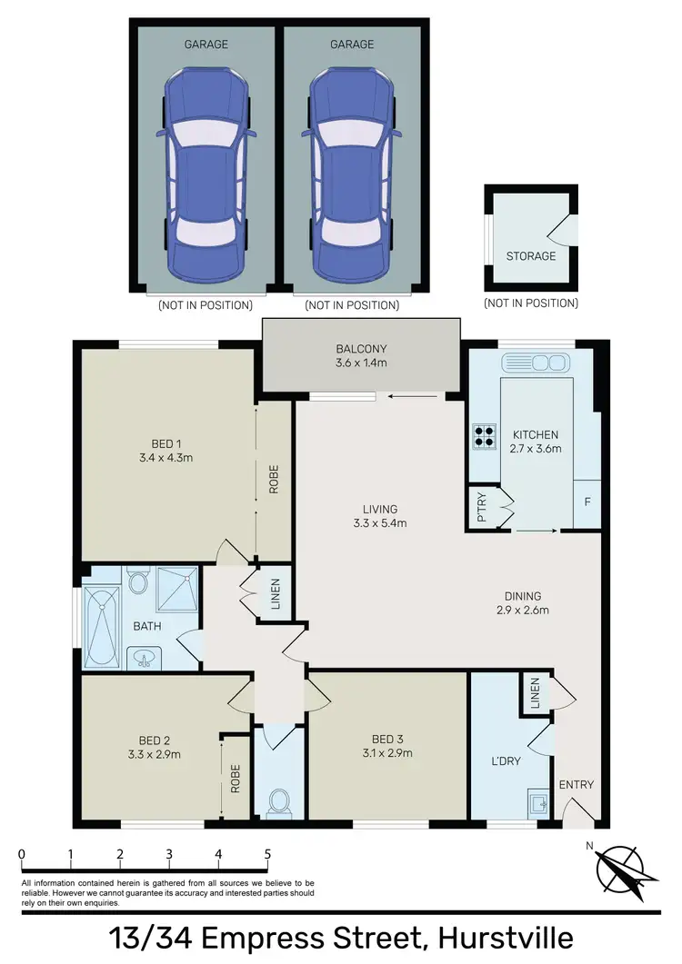 Floorplan of Homely apartment listing, 13/34-38 Empress Street, Hurstville NSW 2220