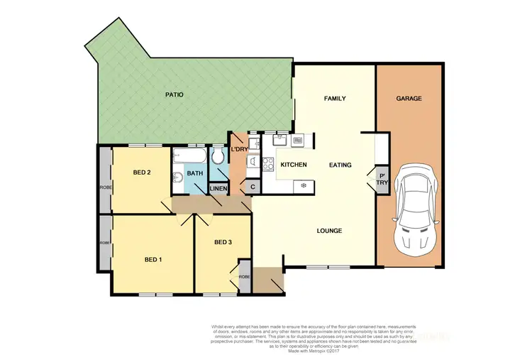 Floorplan of Homely house listing, 37 McNamara Drive, Thornlie WA 6108