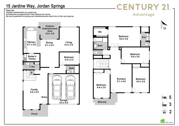 Floorplan of Homely house listing, 15 Jardine Way, Jordan Springs NSW 2747