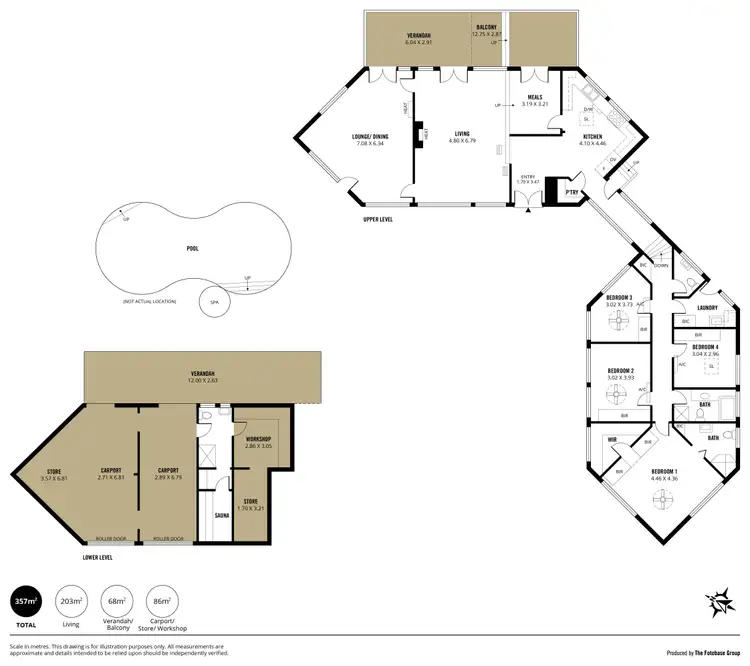 Floorplan of Homely house listing, 33 Main Road, Belair SA 5052