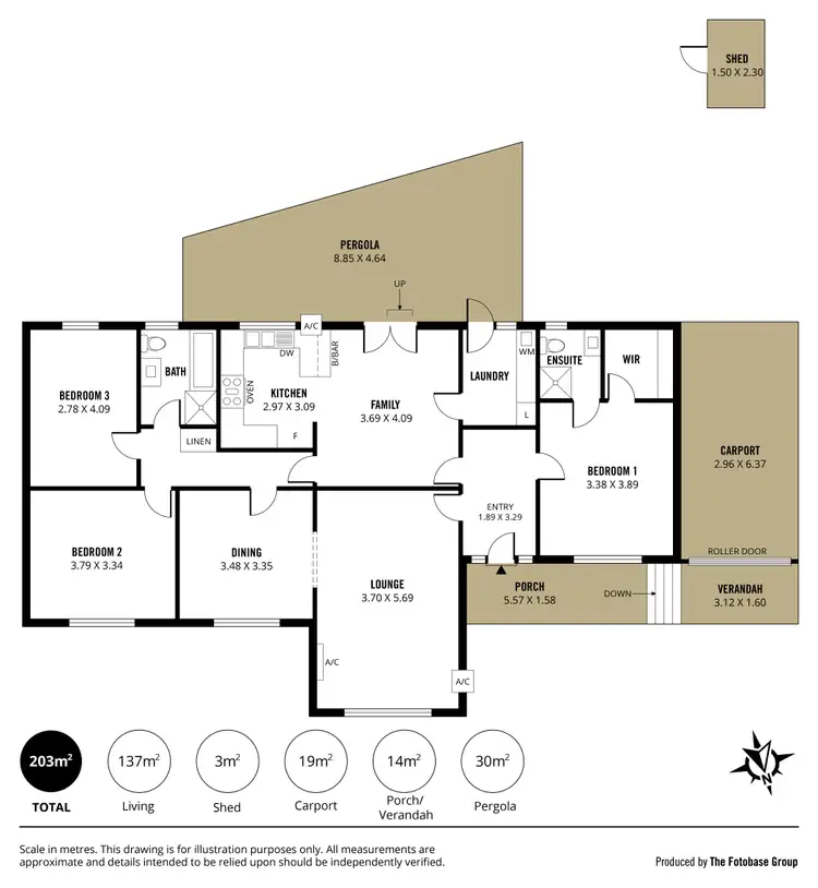 Floorplan of Homely house listing, 14 Adela Crescent, Athelstone SA 5076